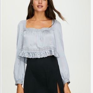 Sunday Best May Day Blouse Black Size Large